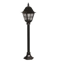 AVONNI BSU-68062-BSY-M1-OP Siyah Boyalı Dış Mekan Aydınlatma E27 Aluminyum Polikarbon Cam 18cm