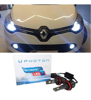 Renault Clio 4 Led Xenon Sis Far Ampulü H16 Ultimate 9500 Lumens Yeni Seri Beyaz