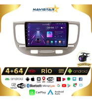 Kia Rio2 2005-2011 Model 4+64GB Android 13 Kablosuz Carplay Navigasyon Multimedya Sistemi