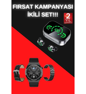 Tws Bluetooth Kulaklık Akıllı Saat Uyku Takibi Nabız Ölçer Uzun Pil Ömrü