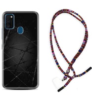 Samsung M21 M22 M23 M30 M31S M32 Kılıf Boyun Asklı Rasta Silikon Dikenli Tel 1779