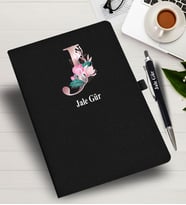 Kişiye Özel harf Tasarımlı  İsme Özel Defter ve Kalem