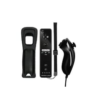 Nintendo Wii 2in1 Motion Plus Remote Kontroller + Nunchuk Kontroller Set Siyah