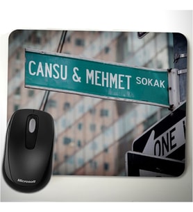 Kişiye Özel Kişiye Özel Aşkımızın Sokağı Mousepad