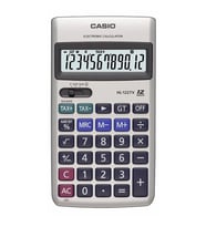 CASIO HL-122TV 12 HANE CEP TİPİ HESAP MAKİNESİ