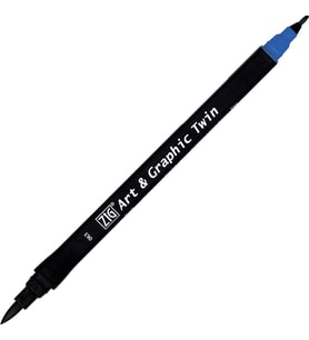 Zig Art & Graphic Twin Marker Çizim Kalemi 63 Delft Blue 