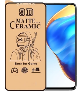 Xiaomi Mi 10T Pro Ekran Koruyucu 9D Mat Seramik Nano Tam Kaplayan