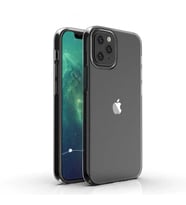 iPhone 12 Kılıf İnce ve Esnek Şeffaf Süper Silikon (Renksiz)