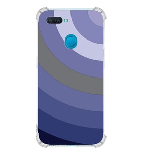 PrintiFy Oppo AX7 Uyumlu Köşe Korumalı Renk Cümbüşü D Tasarımlı Şeffaf Silikon Kılıf