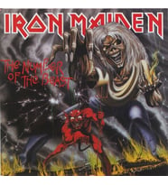 Iron Maiden The Number of the Beast LP Plak (Karışık)