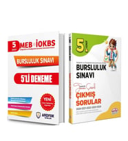 Ardışık 5.Sınıf Bursluluk Deneme ve Editör Çıkmış Sorular Seti 2 Kitap