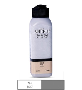 Artdeco Akrilik Boya 140 ml Gri 4 adet