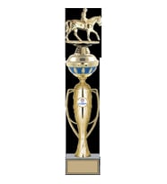 ODAK KUPA - Figürlü Kupalar - At / Binici Figürlü Kupalar FG-074 C - 47 cm