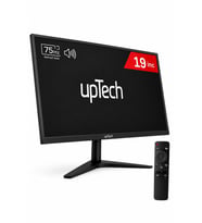 UPTECH 19" LED Monitör 75Hz 5ms Dahili Hoparlörlü Uzaktan Kumandalı HDMI VGA Geniş Ekran