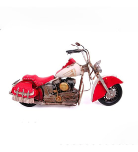 Dekoratif Metal Motosiklet Chopper E-4056