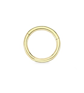 Altın Büyük Boy 15 mm Halka Piercing