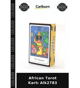 Özel Üretim Mistik Koleksiyon Kahin African Tarot Kartı Alk2783