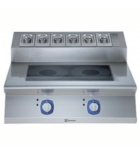 Electrolux Professional Endüstriyel 2 Zonlu Set Üstü Endüksiyon Ocak D. 730 Mm - 800 Mm E7INEH2F0P