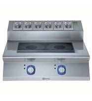 Electrolux Professional Endüstriyel 2 Zonlu Set Üstü Endüksiyon Ocak D. 730 Mm - 800 Mm E7INEH2F0P