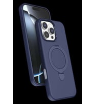 iPhone 16 Pro Max Regal Magsafe Standlı Kapak - Lacivert