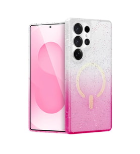 Galaxy S24 Pummel Shiny Magsafe Kapak - Pembe