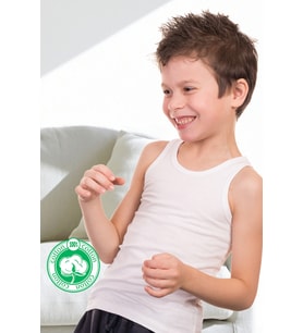 Miorre %100 Pamuk Comfort Erkek Çocuk Atlet (Beyaz)