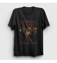 Presmono Unisex Siyah Evisceration Cannibal Corpse T-Shirt 32852tt