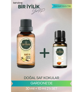 Vanilya 30 ML + Bal 10 ML ( Oda Kokusu Aroma Terapi Buhurdanlık / Difüzör Yağı ) Set 2 Adet