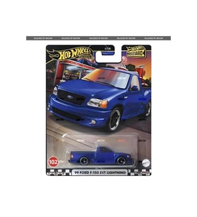 Hot Wheels Premi̇um '99 Ford F-150 Svt Li̇ghtni̇ng Boulevard Gjt68 - Hrt60