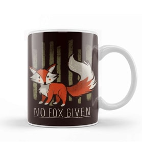 No fox given Kupa Bardak Porselen