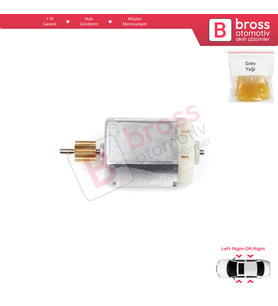 Peugeot Citroen C3 C4 DS3 DS4 DS5 DS6 DS7 Toyota Proace İçin Kapı Kilit 12V Motor 8 Diş 50 mm