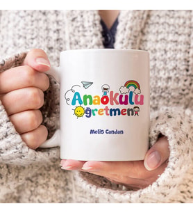 Anaokulu Öğretmenlerine Özel Kupa Bardak