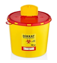 Tıbbi Atık Kovası 10 Litre (TAK3210) -  Güvenli ve Dayanıklı