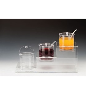 3 LÜ MERDİVEN MODEL POLYCARBONATSOSLUK REÇ.STANDI