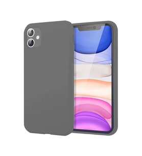 Apple iPhone 11 Kılıf First Silikon - Gri