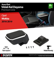 Opel Mokka Uyumlu ABS Vidalı Kol Dayama Kolçak Gri 2016-2019 A+Kalite Parça