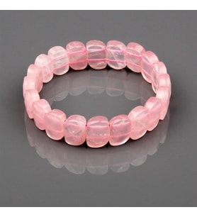 Pembe Kuvars Bileklik Model 3