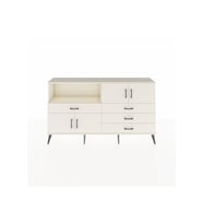 Arges Konsol 2 Raflı 4 Çekmeceli 4 Kapaklı 176x30x99 Aytaşı-Aytaşı