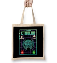 Funny The Call Of Cthulhu Dark Occult Goth Pun Bez Çanta Uzun Saplı