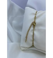 TEKTAŞ DETAY GOLD ZEYTİN DALI ÇELİK BİLEKLİK