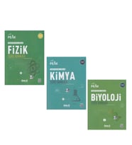 Ünlü Yayıncılık TYT Fizik Kimya ve Biyoloji Best Peak Soru Bankası Seti 3 Kitap