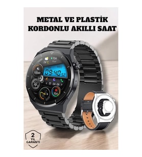 Mey İthalat® Akıllı Saat Sağlık ve Fitness Takibi Bluetooth Bağlantılı Dokunmatik Ekran