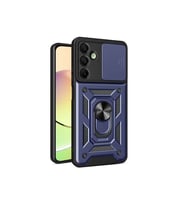 Galaxy A16 5G Kılıf Pars Lens Yüzüklü Silikon - Lacivert