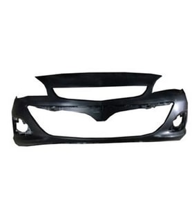 2012-2018 Opel Astra J Sd-Hb- Ön Tampon Siyah (Sis-Panjur Delikli Sensör Deliksiz) (Tyg) (Adet) (Oem