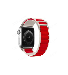 Watch 38Mm Mountain Kordon (Saat Değildir) - Beyaz-Kırmızı