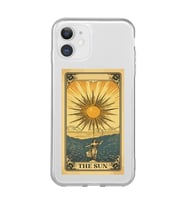 Iphone 11 Uyumlu The Sun Tarot Tasarımlı Şeffaf Telefon Kılıfı