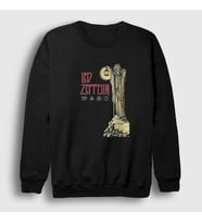 Presmono Unisex Siyah Stairway Led Zeppelin Sweatshirt 96719tt