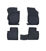 Citroen C-Elysee 2012 Ve Sonrasi ile Uyumlu Carbon Desenli Ultra Premium Havuzlu Oto Paspas (Çok Renkli)