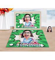 BK Gift Kişiye Özel O Çok Güzel Karikatürlü 1000 Parça Profesyonel Puzzle-1