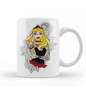 Princesas Rock 3 Kupa Bardak Porselen